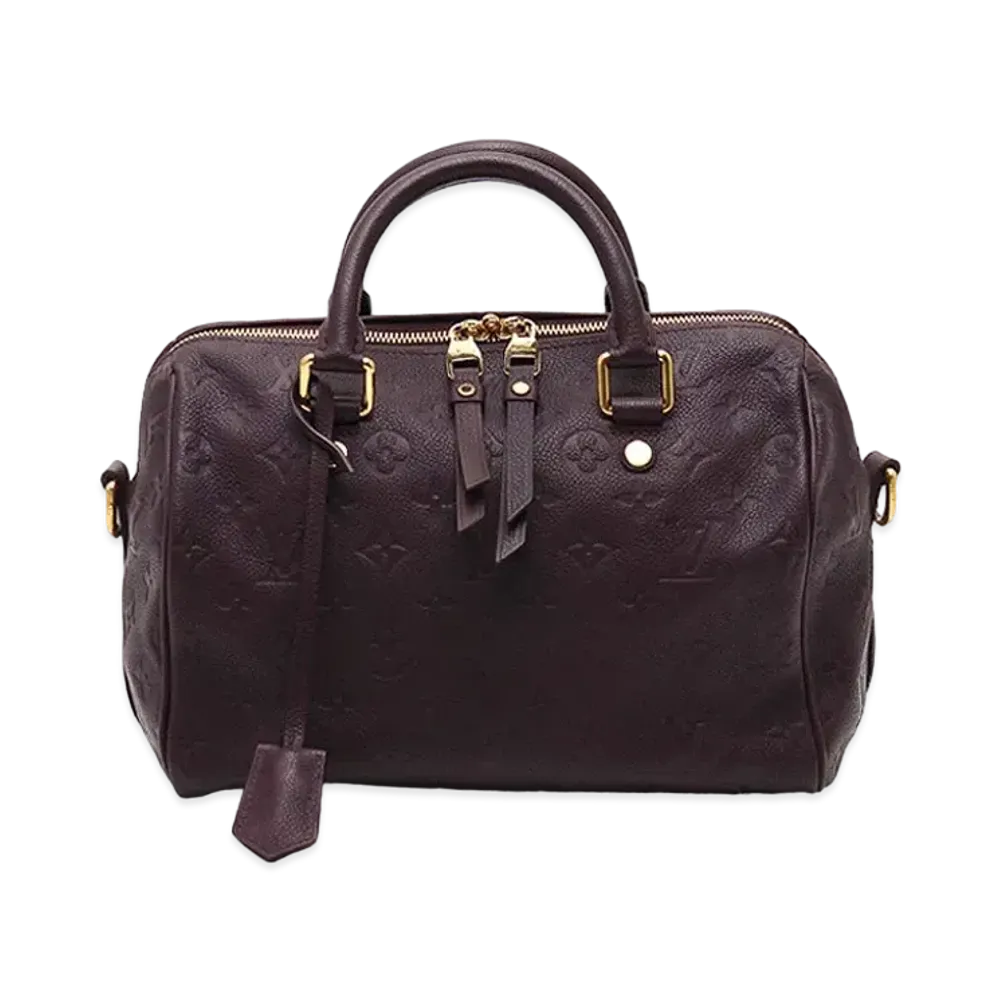 Louis Vuitton Speedy Bandouliere 25 Monogram Empreinte Leather ""