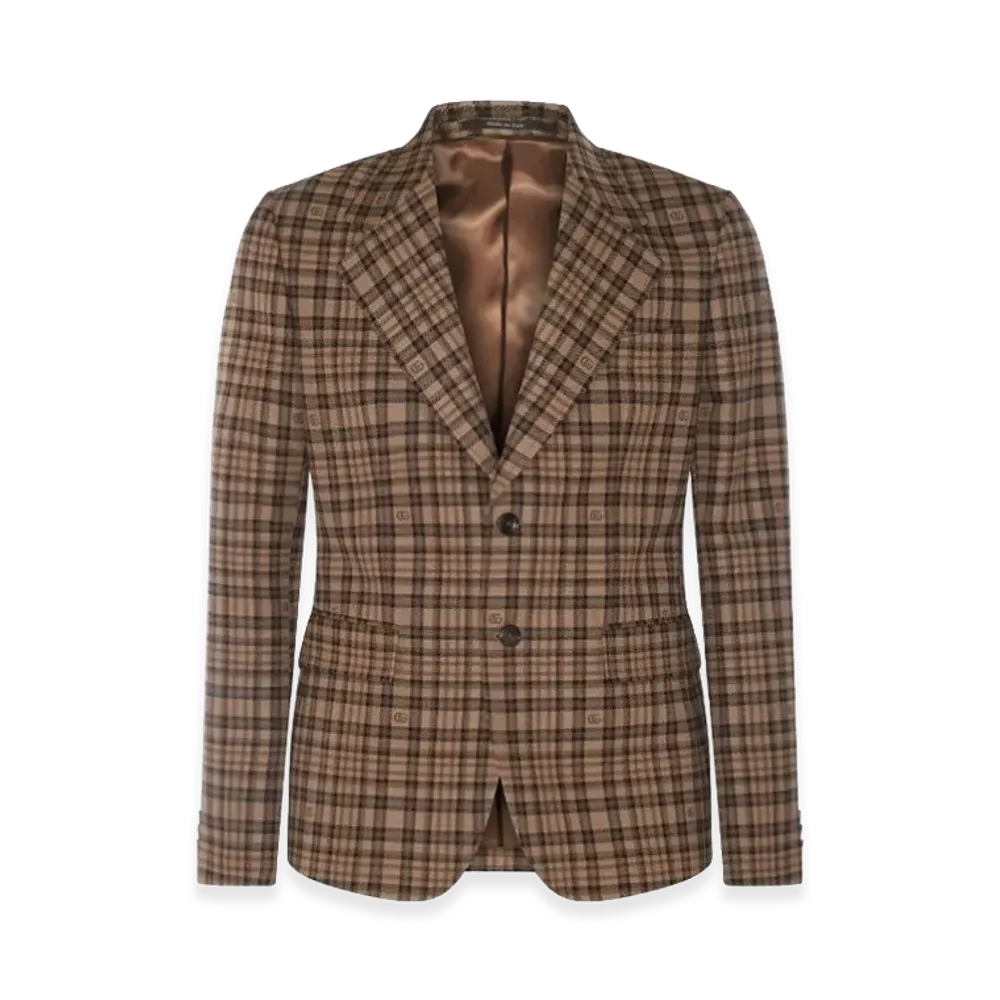 GUCCI Jacket with Double G "Beige"
