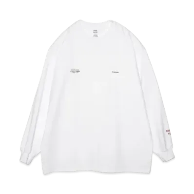 Graphpaper Benjamin Edgar For Gp L/S Oversized Tee "White"