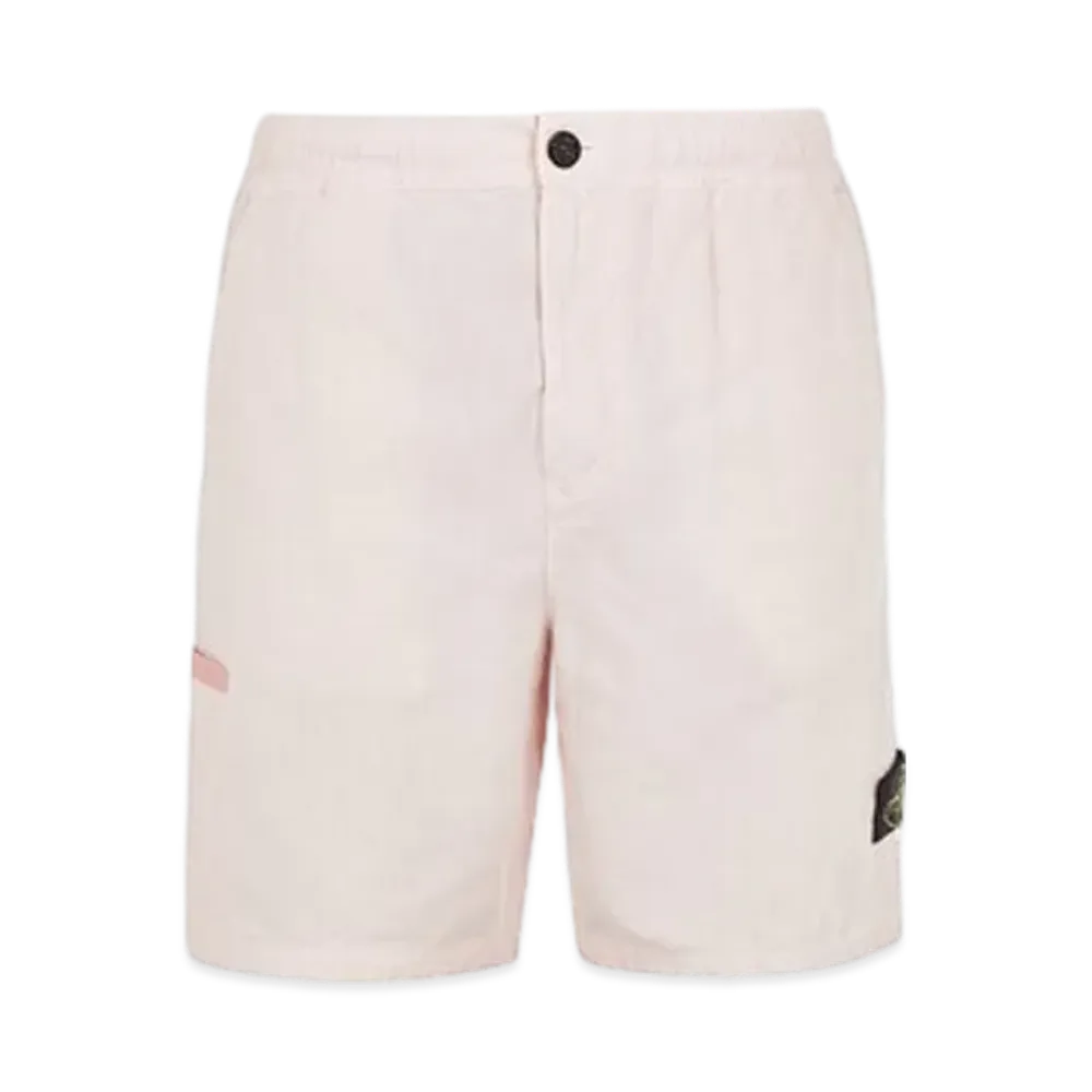 Stone Island L0530 Lino Nylon Tela-TC Comfort Fit Bermuda Shorts - 24SS "Pink"