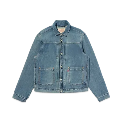Levi's Vintage Pleats Trucker Jacket "Medium Indigo"