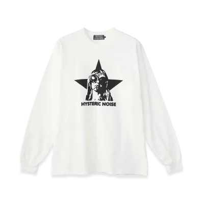 HYSTERIC GLAMOUR Hysteric Noise T-Shirt "White"
