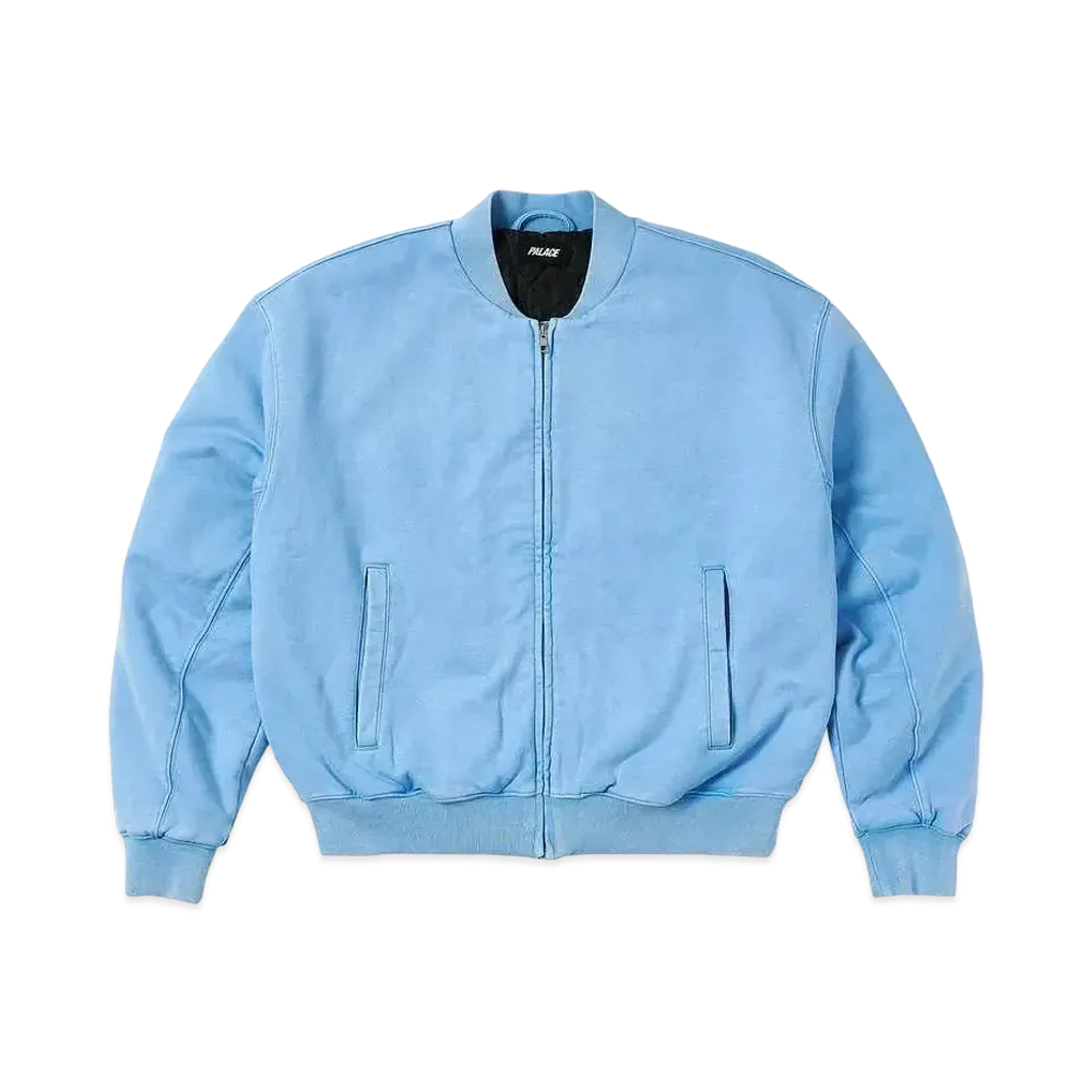 PALACE Wash Out Bomber Jacket "Crystalised Blue"