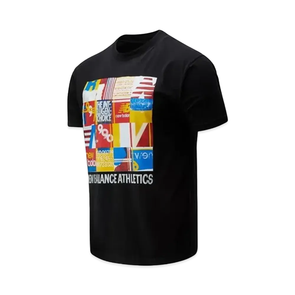 New Balance Athletics Kenji Tile Short Sleeve T-Shirt "Black"