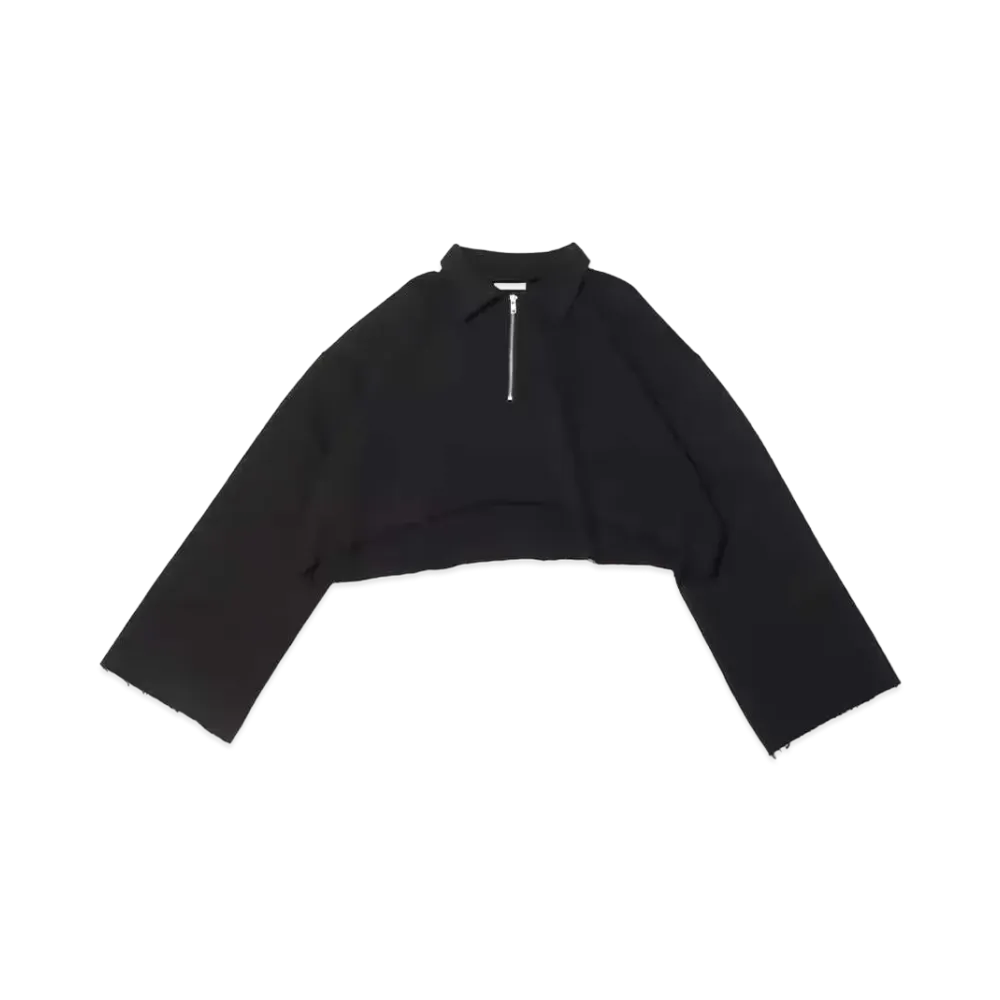 atmos pink Short Length Half Zip Tops "Black"