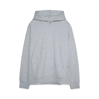 Calvin Klein Jeans A- HEAVY COTTON LOGO HOODIE "LIGHT GRAY HEATHER"