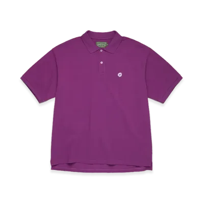 DENIM TEARS Peace Wreath Polo "Purple"