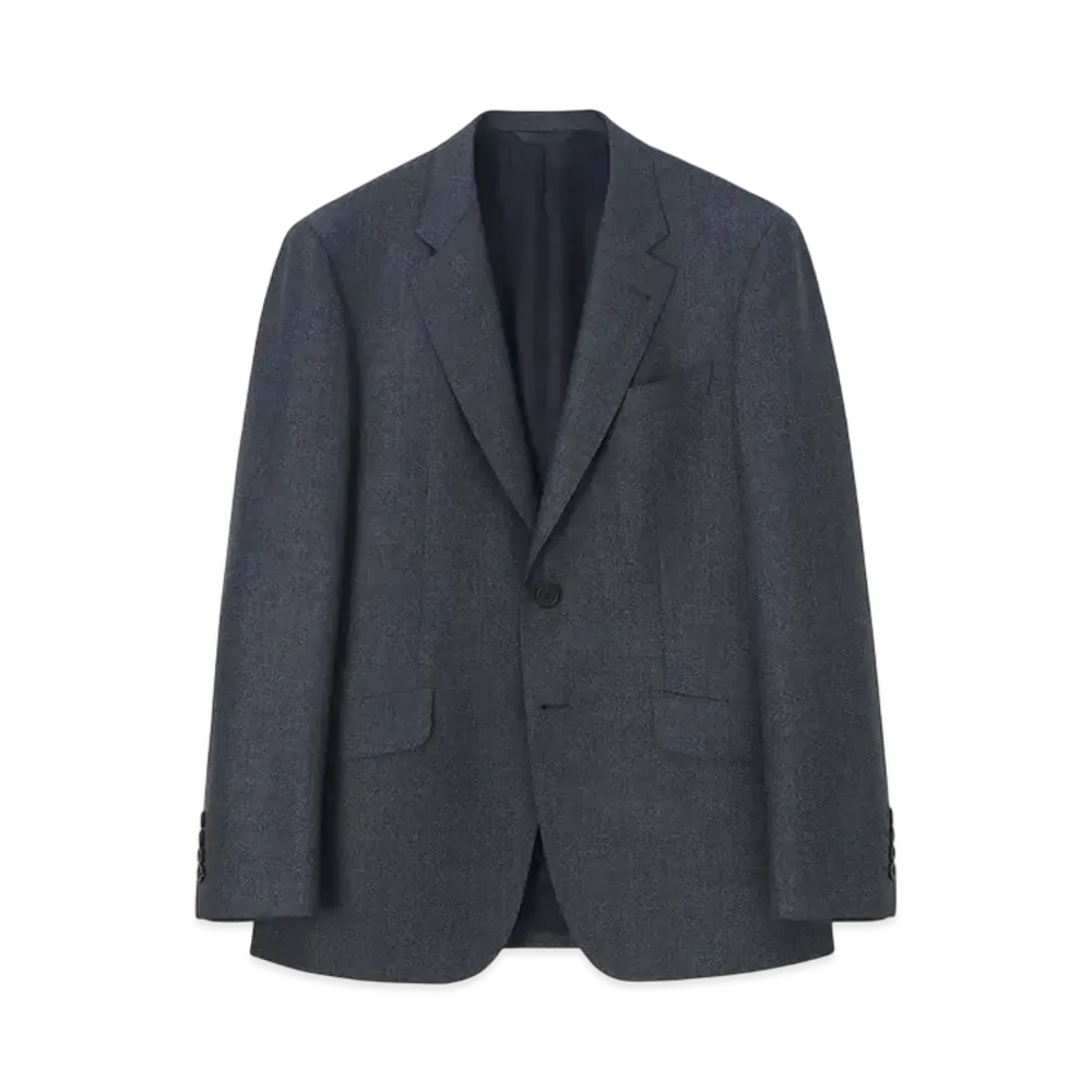 Paul Smith Semi-Plain Wool 2B Suit "Gray"