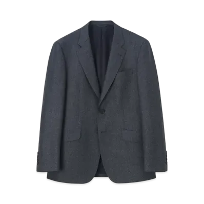 Paul Smith Semi-Plain Wool 2B Suit "Gray"