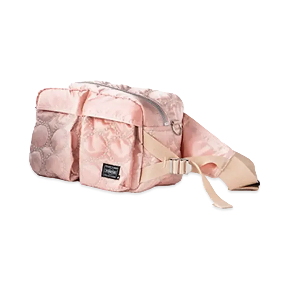 PORTER x mina perhonen Waist Bag tambourine "Pink Beige"