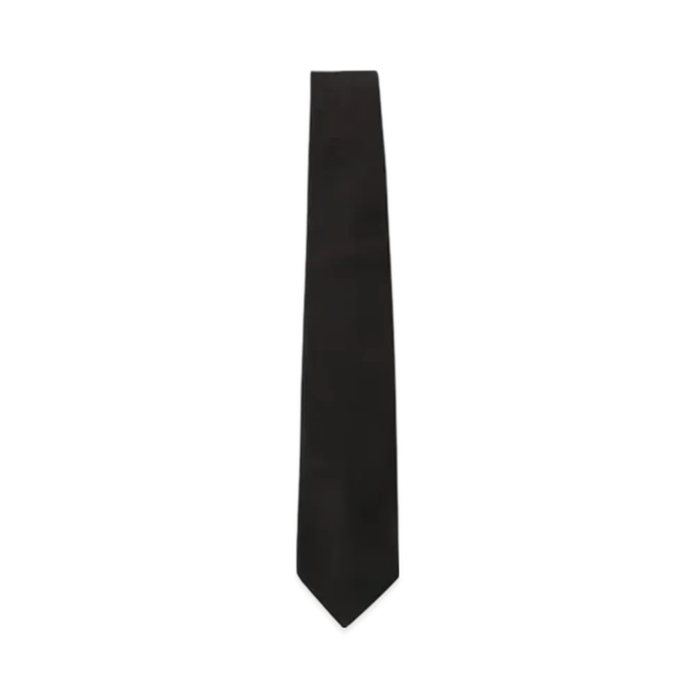 BEAMS Silk Tie Rep "Black"