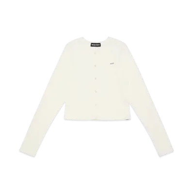 GOD SELECTION XXX Cardigan GXL-S25-CS-01 "White"