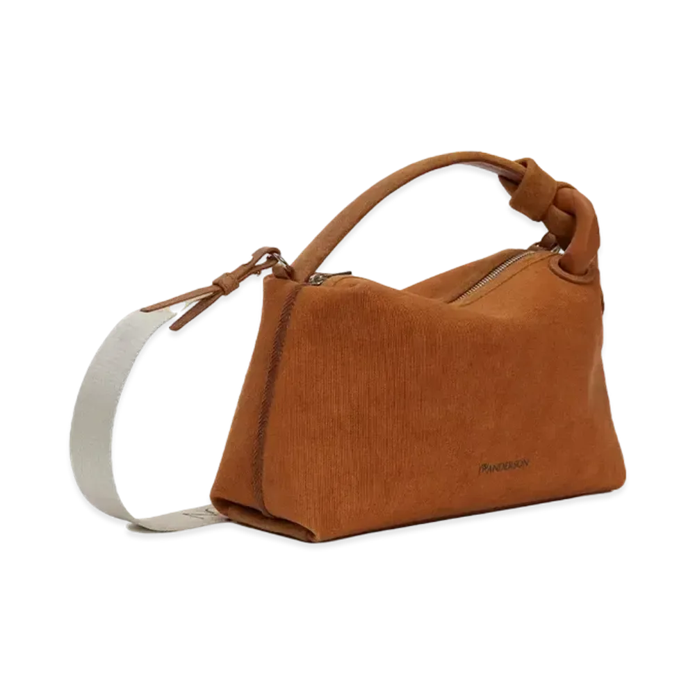 JW ANDERSON Corner Canvas Top-Handle Bag "Brown"