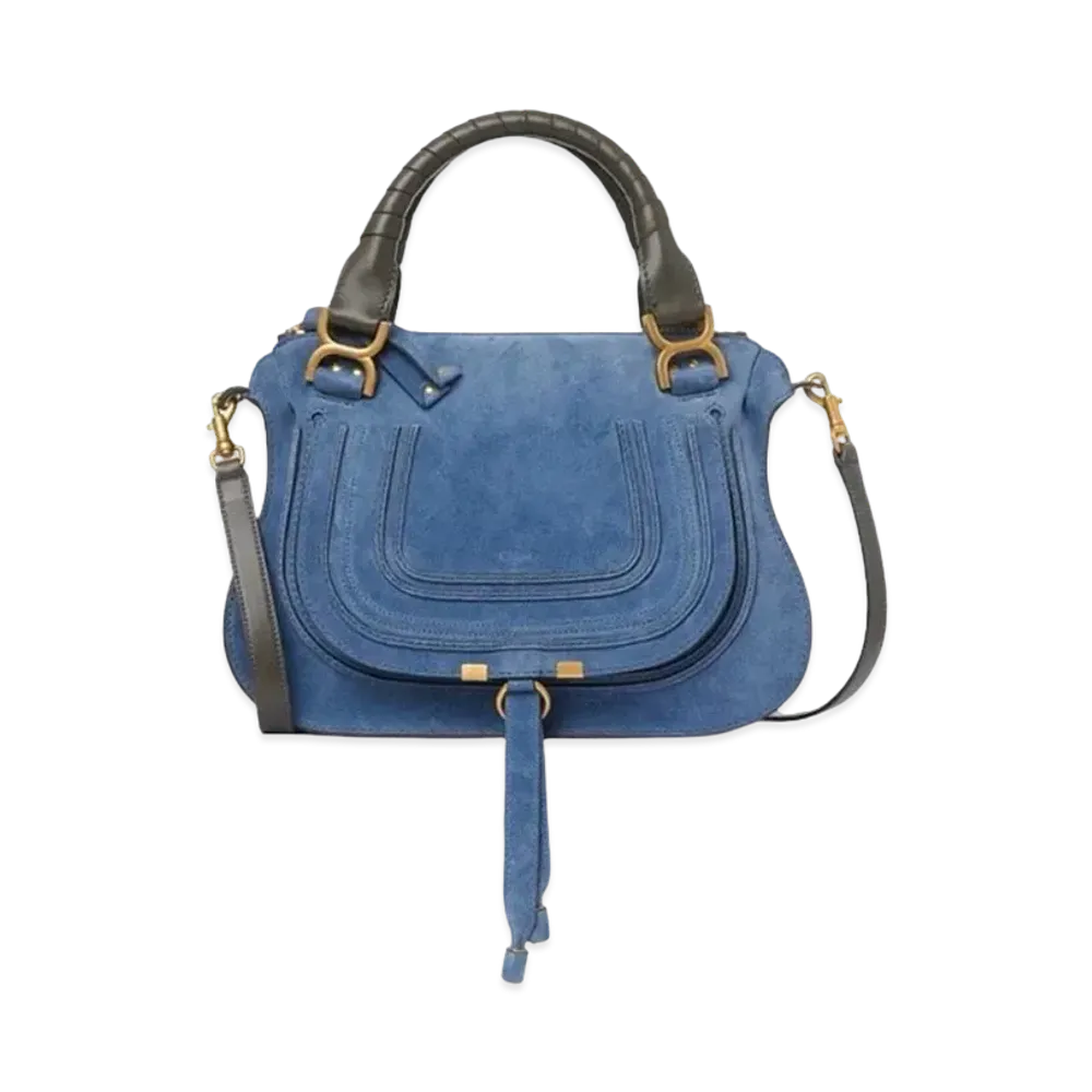 Chloe Marcie Double Carry Bag "Heaven Blue"