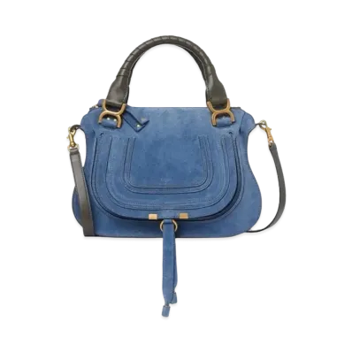 Chloe Marcie Double Carry Bag "Heaven Blue"