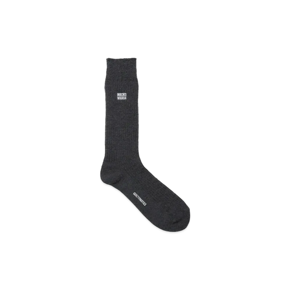 WACKO MARIA Logo Socks "Gray"