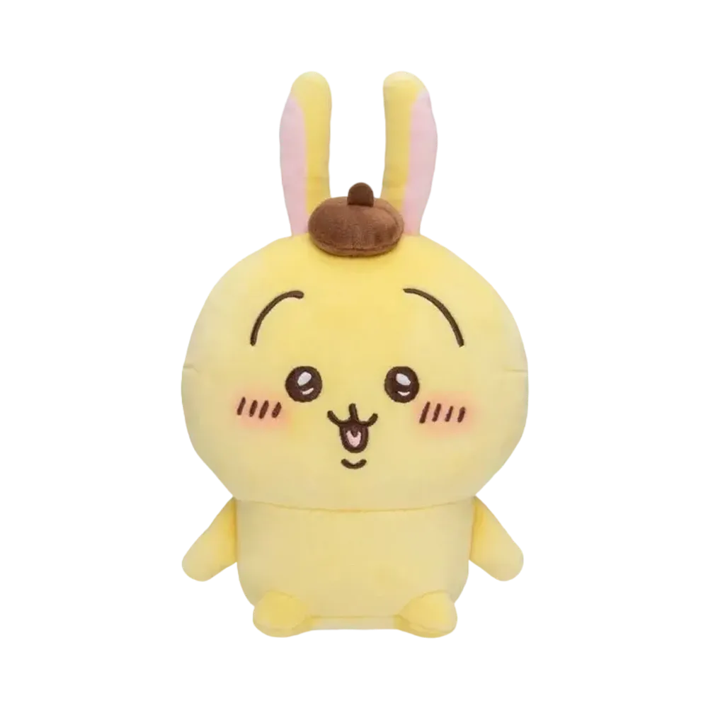 Gray Parka Service -Chikawa- Chikawa x Sanrio Characters Plush tom (Rabbit / Pompompurin)