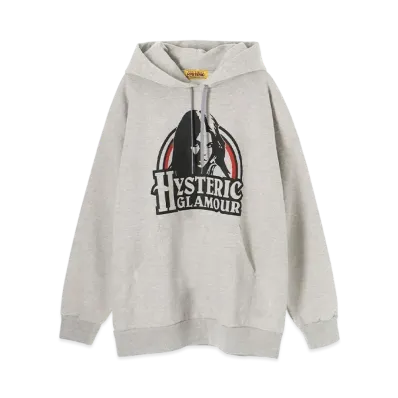 HYSTERIC GLAMOUR Sunset NY Oversized Hoodie "Top Gray"