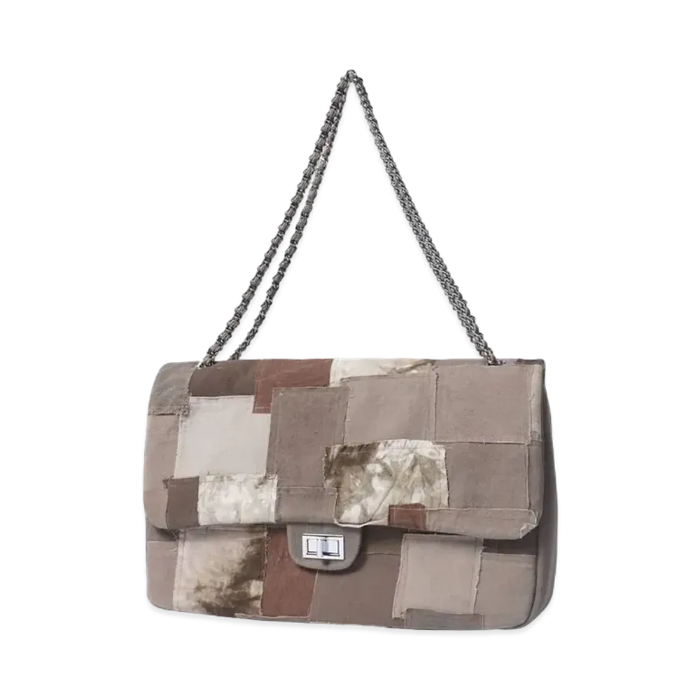 EMOTIONAL WORLD Vintage Chain Bag-Large  "DK BROWN"