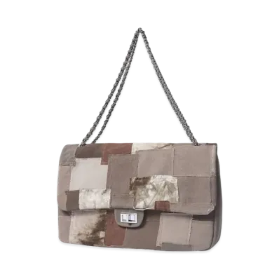 EMOTIONAL WORLD Vintage Chain Bag-Large "DK BROWN"