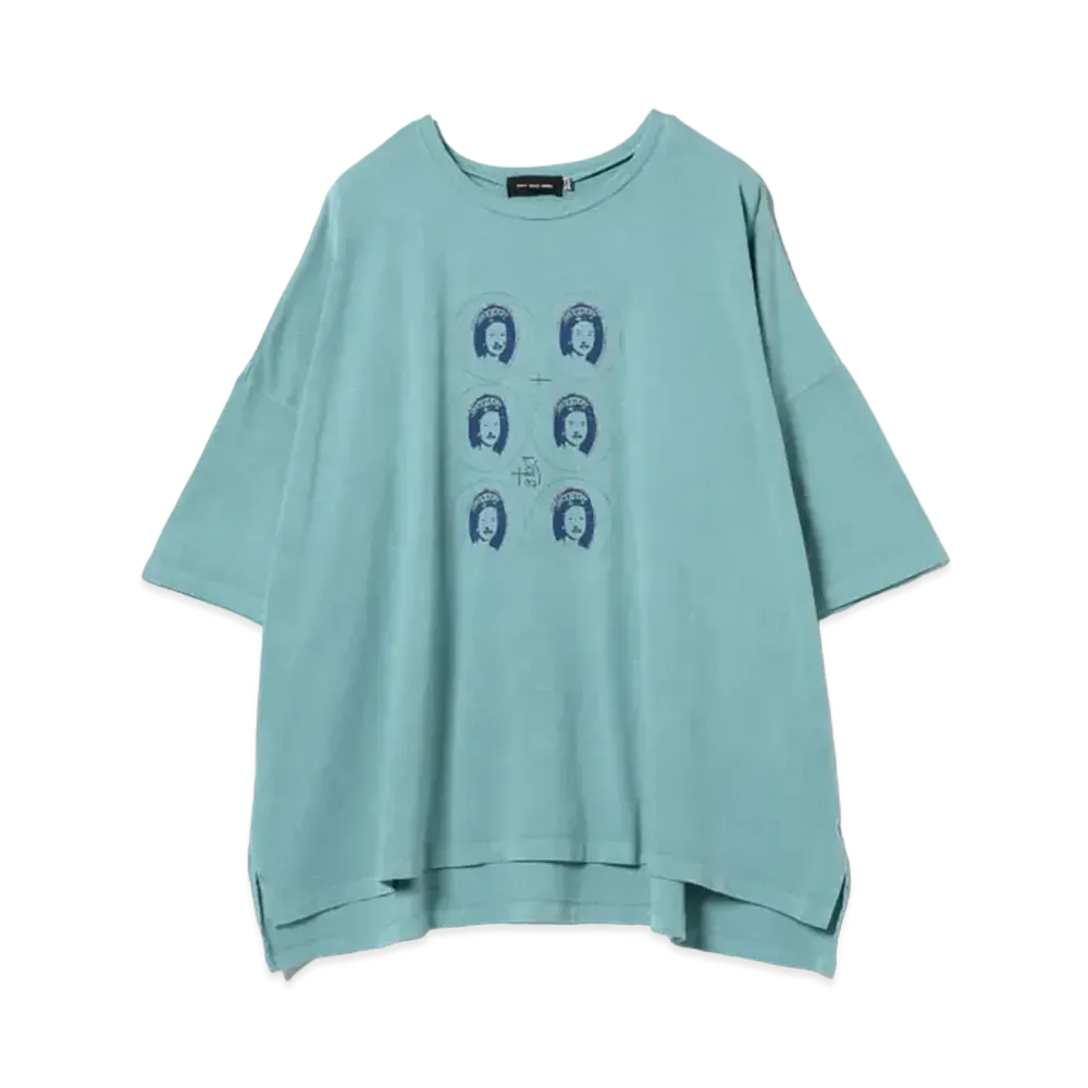 GOOD ROCK SPEED x Ray BEAMS / Exclusive Band Big Tee #2 "Blue"