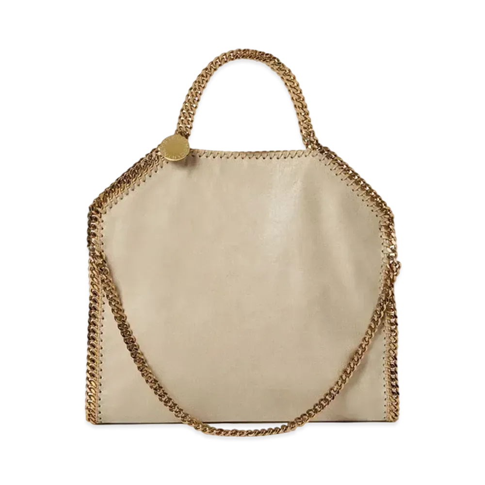 Stella McCartney Falabella Fold-Over Tote "Butter Cream"