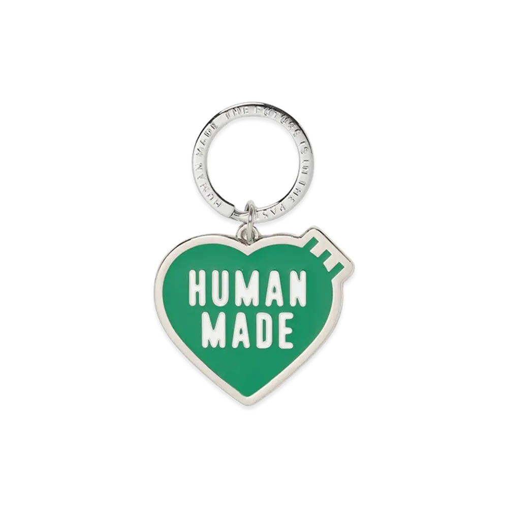 HUMAN MADE Heart Keyring "Green"