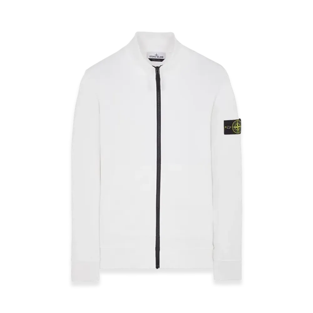 Stone Island 64351 Cotton Fleece Track Top - 23SS "White"