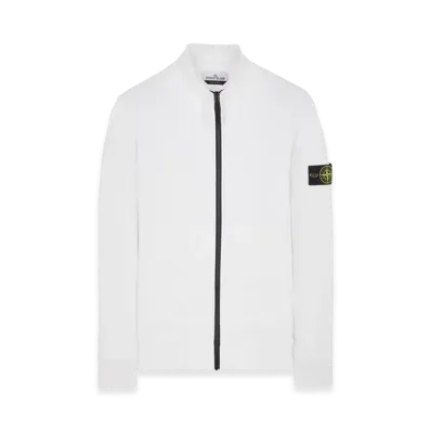 Stone Island 64351 Cotton Fleece Track Top - 23SS "White"