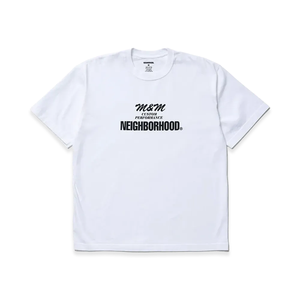 NEIGHBORHOOD x M&M . Tee SS-2 "White"