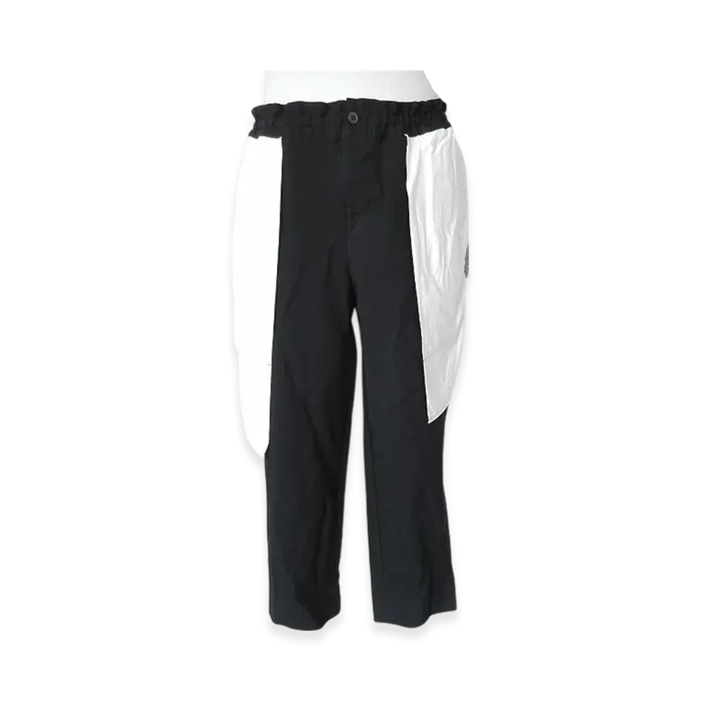 BLACK COMME des GARCONS Polyester Gabardine Garment Treated "Black"