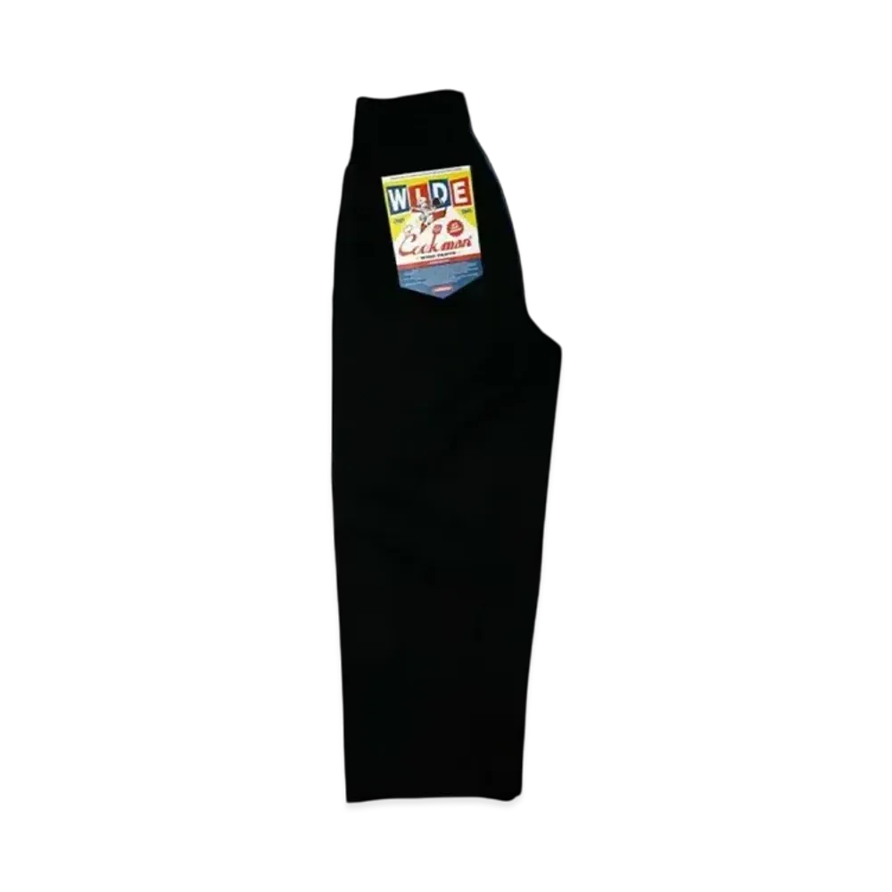 COOKMAN Wide Chef Pants "Black"