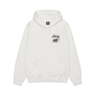 Stussy Rasta Lion Pigment Dyed Hoodie "Natural" (FA24)