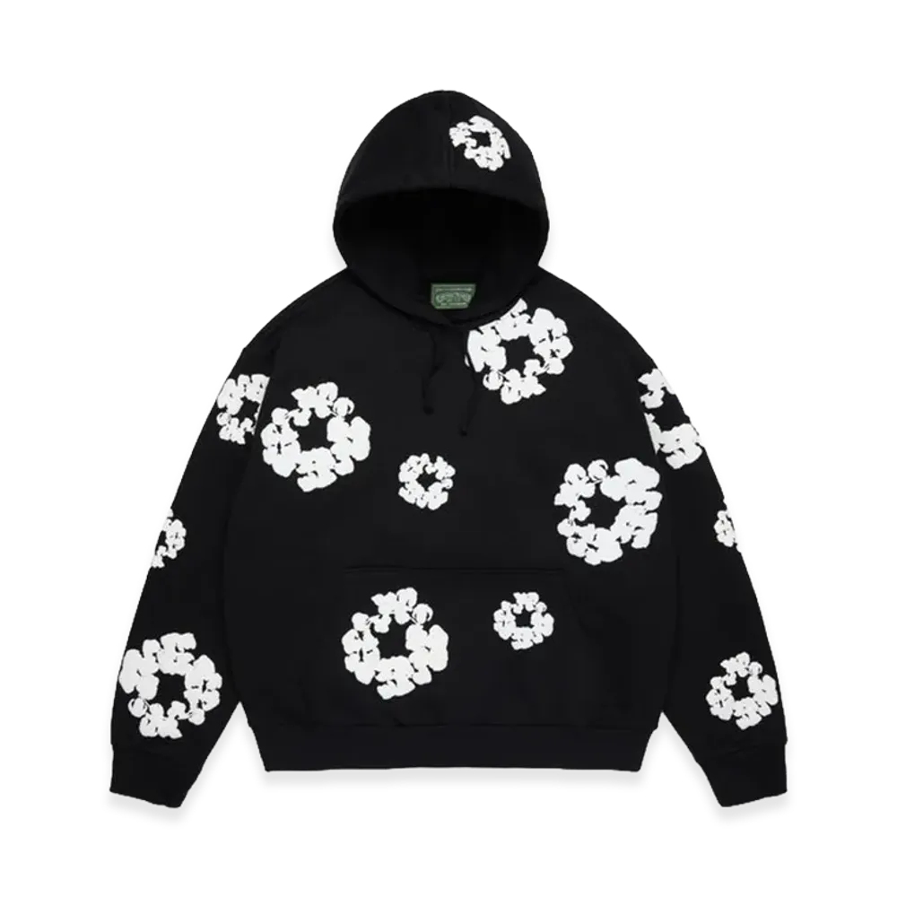 DENIM TEARS Cotton Wreath Hoodie "Black"