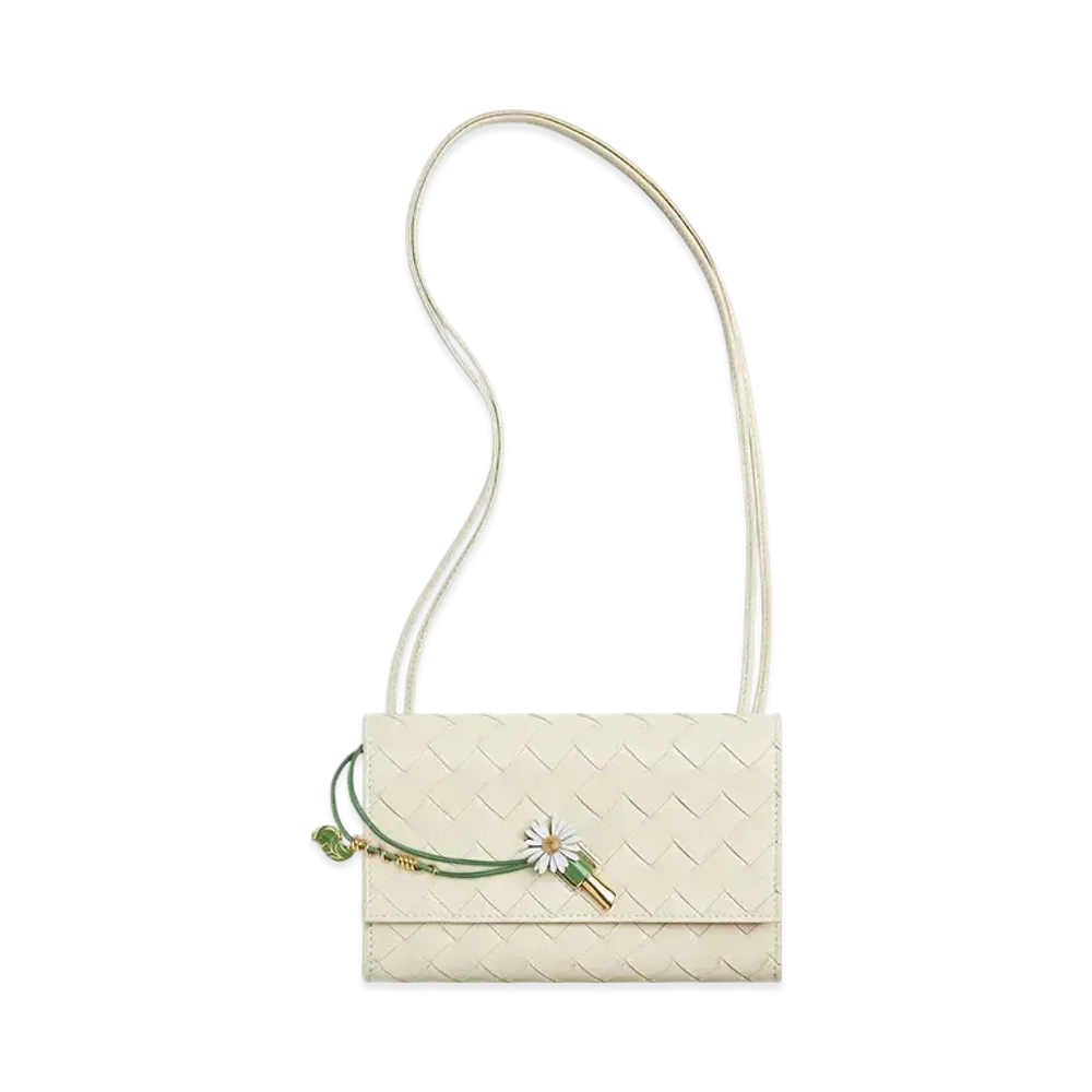 Bottega Veneta Andiamo Daisy Pouch "Sea Salt"
