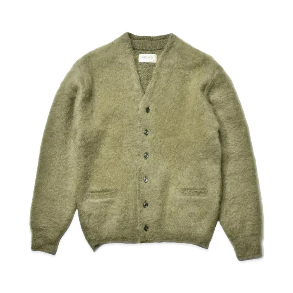 THE REAL McCOY'S Jm Mohair Cardigan "Mint"
