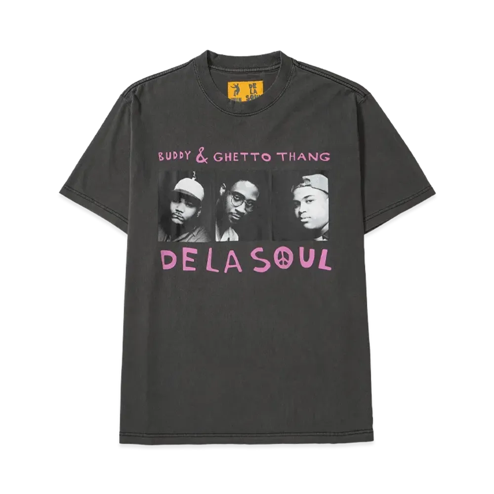 UNION x DE LA SOUL Buddy Tee "Vintage Black"