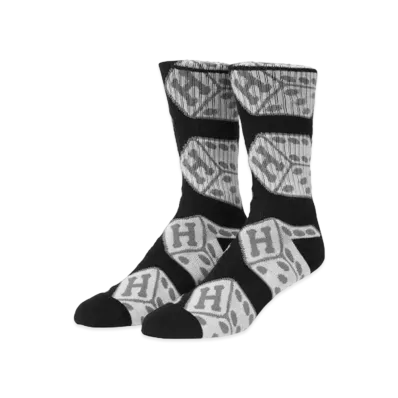 HUF Snake Eyes Crew Socks "Black"