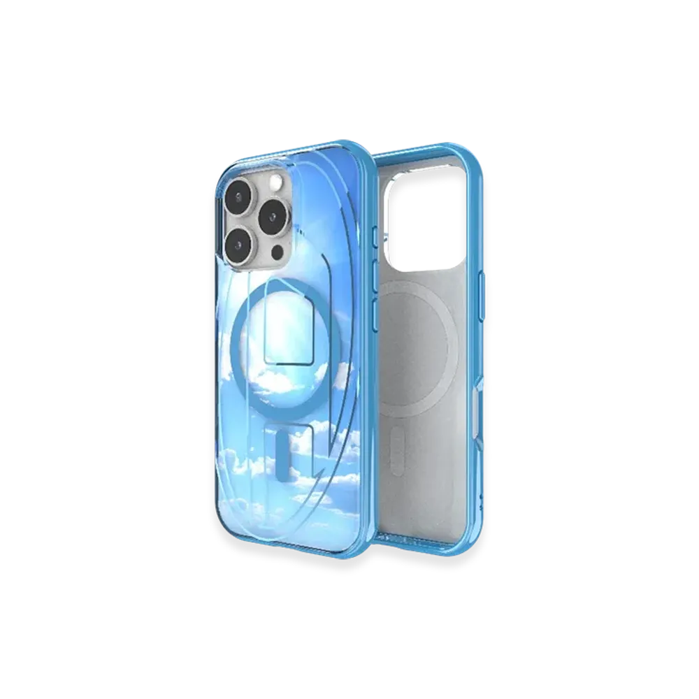 Diesel 60253 Aop Case Oval D Case With Magsafe Iphone 16 Pro "Azure"