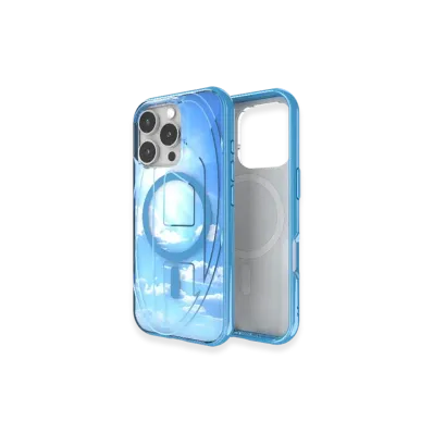 Diesel 60253 Aop Case Oval D Case With Magsafe Iphone 16 Pro "Azure"