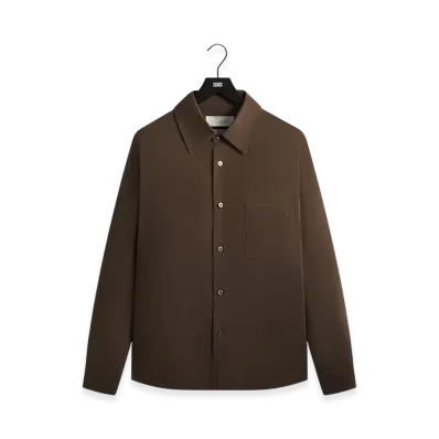 Kith 101 for ssstein Rayon Linen Button Down Shirt "Kindling"