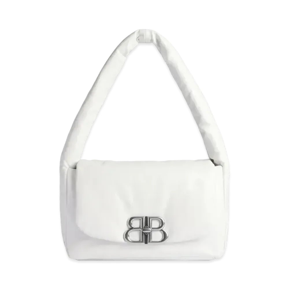 BALENCIAGA Monaco Small Sling Bag "White"