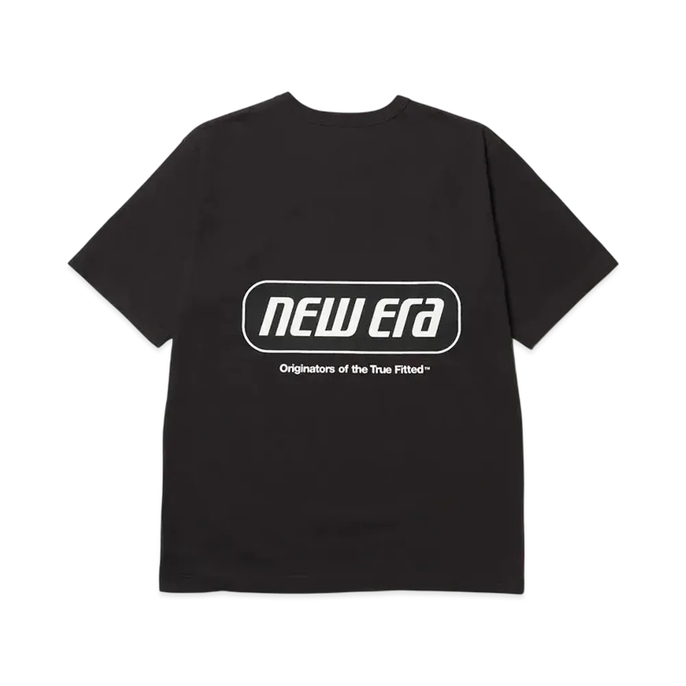 NEW ERA Short Sleeve Washed Cotton T-shirt Racer Logo "Sumikuro"