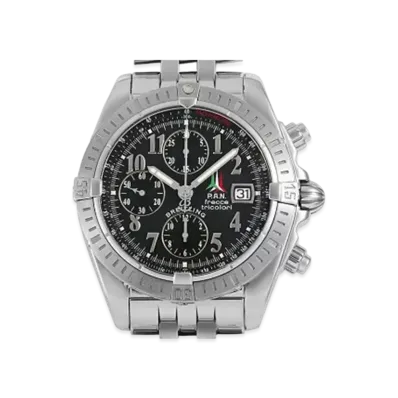 Breitling Chronomat Evolution Frecce Tricolori "Black/Stainless Steel"