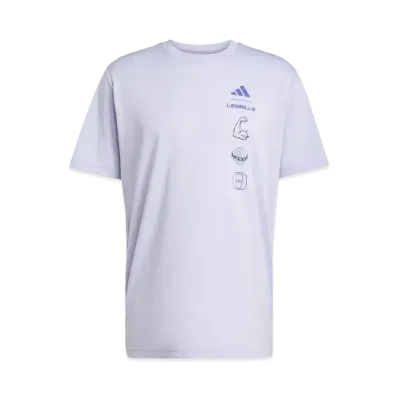 adidas Les Mills Fitter Planet Graphic Short Sleeve T-shirt "Violet Tone"