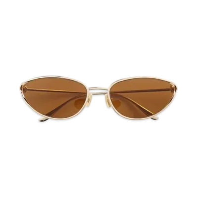 Bottega Veneta Knot Cat Eye Sunglasses "Gold/Brown"