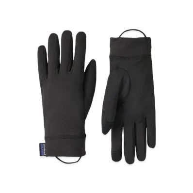 Patagonia Men's Cap Midweight Liner Glove "Black"