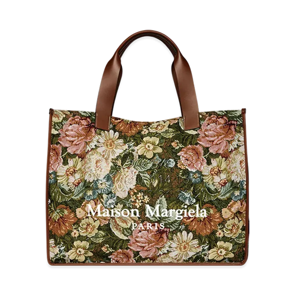 Maison Margiela Cabas Large Shopping Bag "Green/Flower"