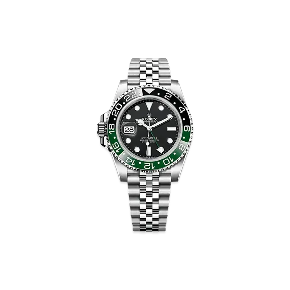 ROLEX GMT Master II 40mm Jubilee Bracelet "Black/Green/Sprite/Lefty" 126720VTNR