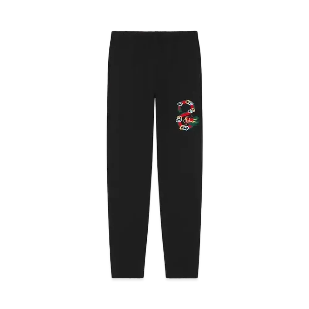 KENZO 'YEAR OF THE DRAGON' Classic Embroidery Jogging Pants "Black"